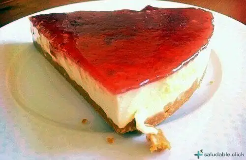 Cheesecake cremoso con queso crema philadelphia